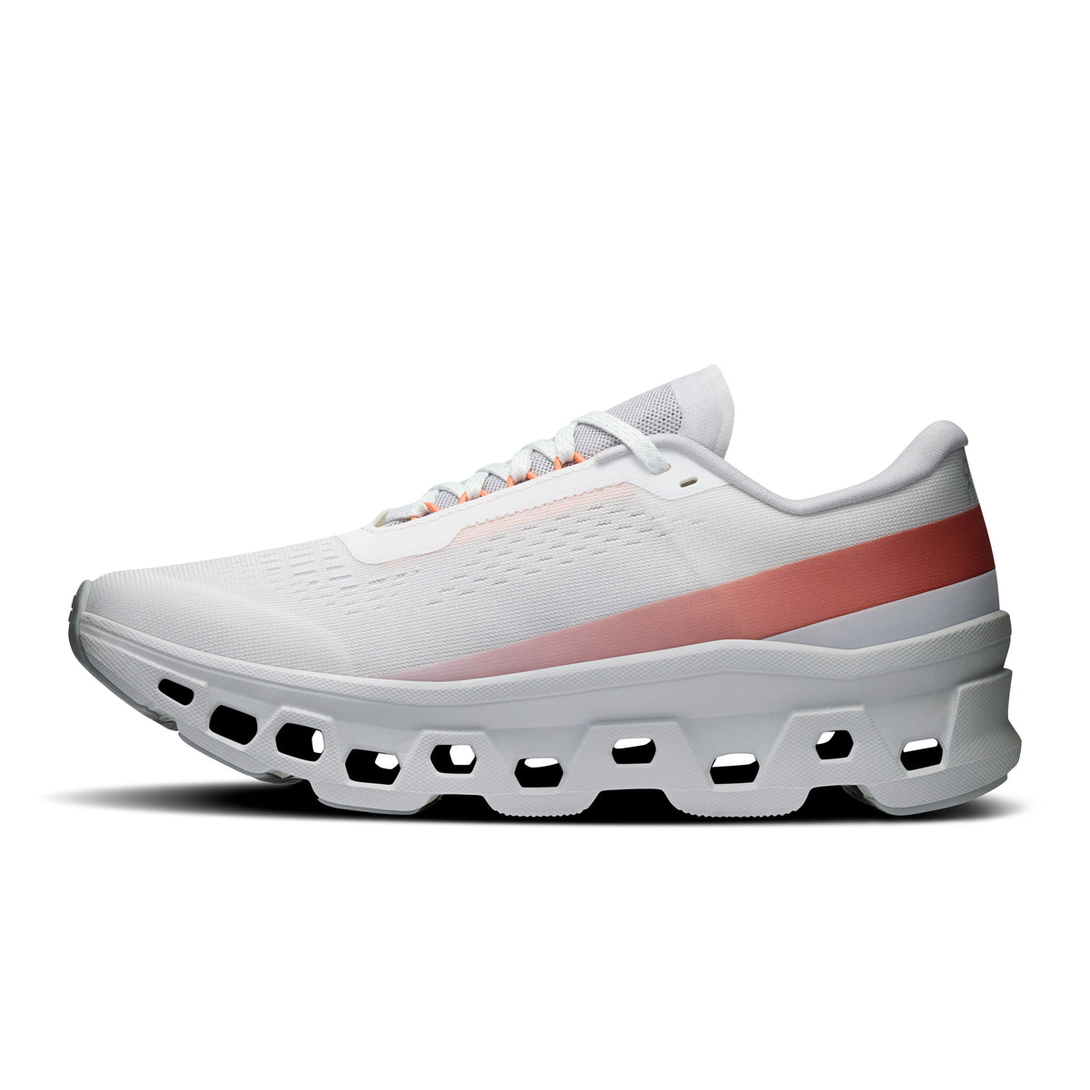 On Cloudmonster 1 - Women's - Limited Edition Ash / Sunstone in White / Glacier - view 4
