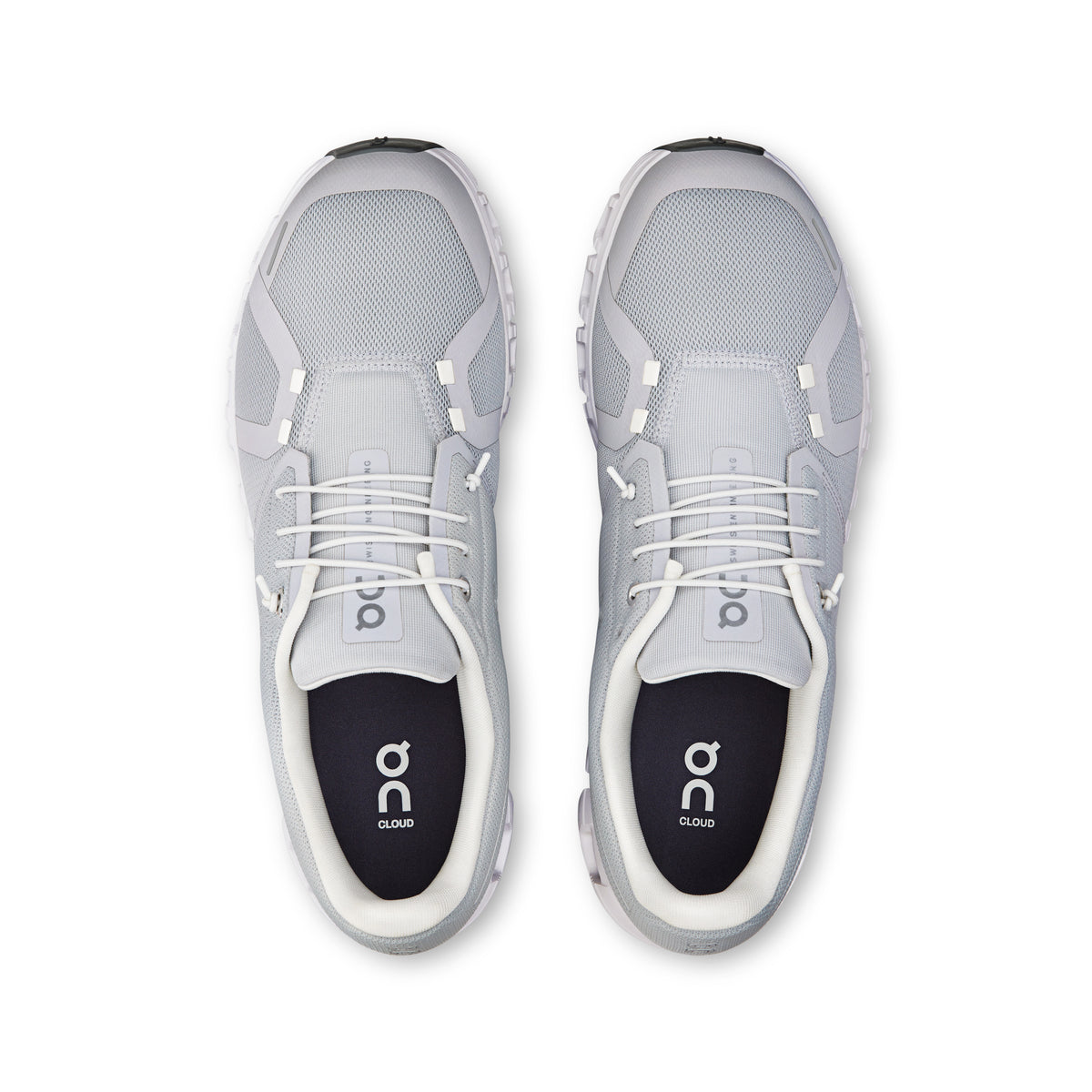 On Cloud 6 Wide - Men's in Glacier / White - view 2