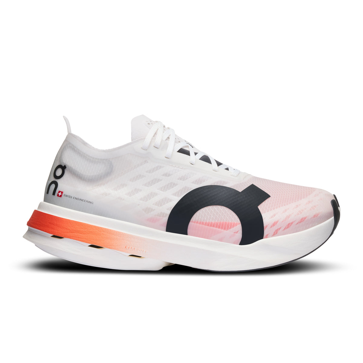 On Cloudboom Strike - Women's in White / Black - primary view