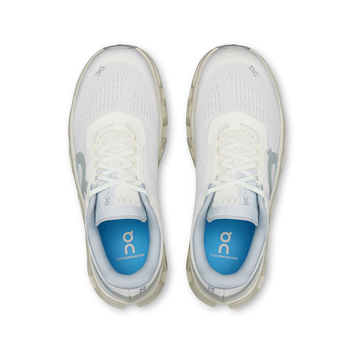 On Cloudmonster 1 - Women's - Limited Edition Ash / Sunstone in Ivory / Glacier - view 2