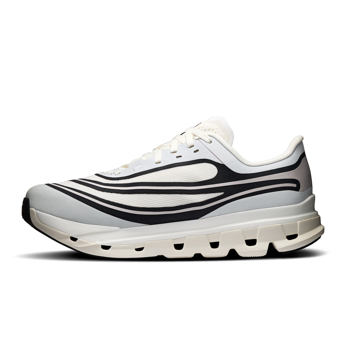 On Cloudflow 5 AD - Men's in Ivory / Black - view 4