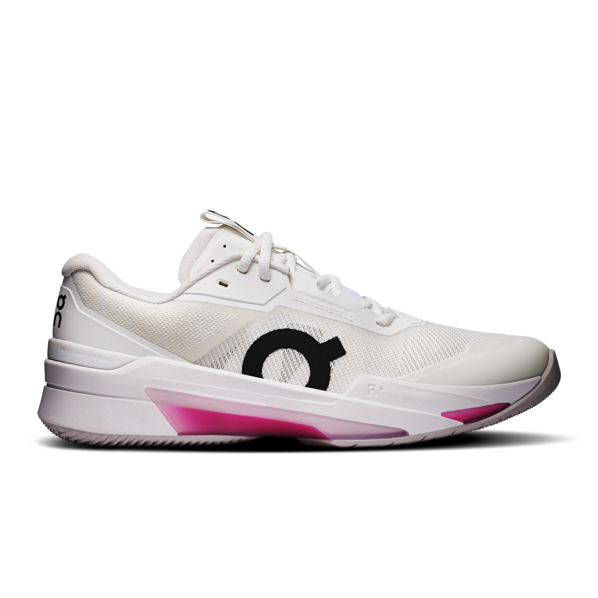 On THE ROGER Pro Fire - Men's in White / Pink - primary view