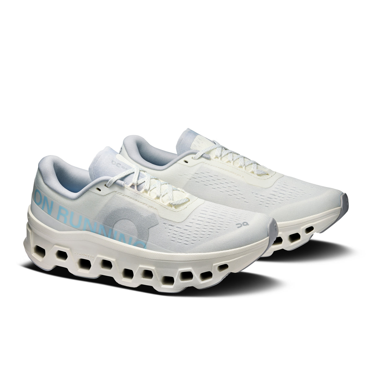 On Cloudmonster 1 - Women's - Limited Edition Ash / Sunstone in Ivory / Glacier - view 6