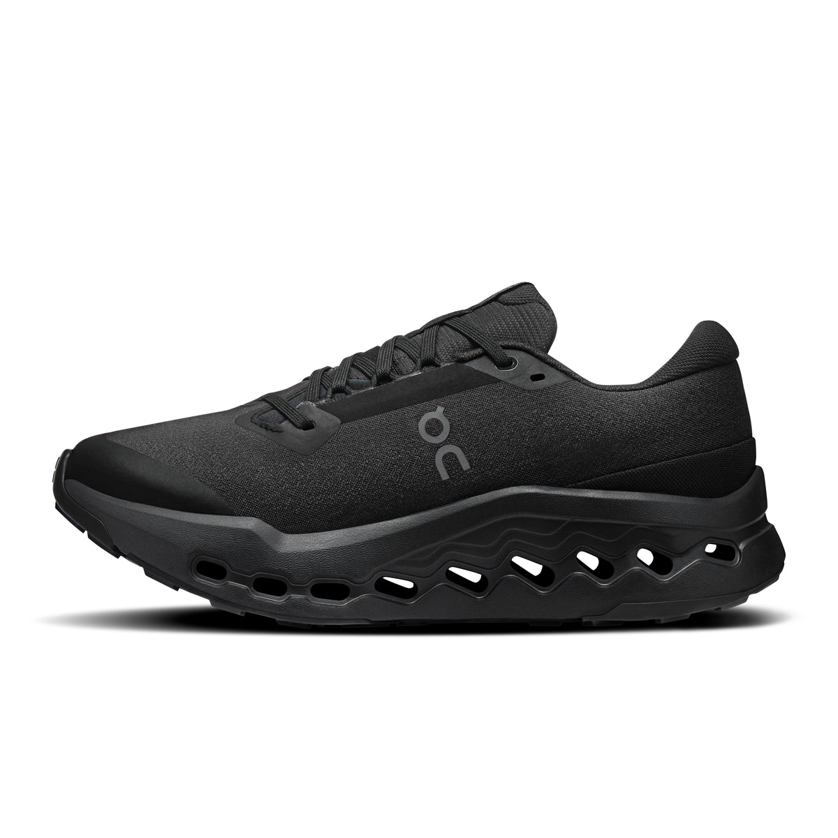On Cloudsurfer Trail 2 Waterproof - Women's in Black / Black - view 4