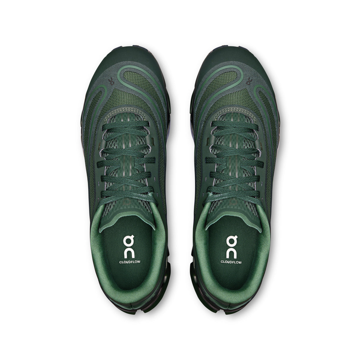 On Cloudflow 5 AD - Men's in Obsidian / Evergreen - view 2