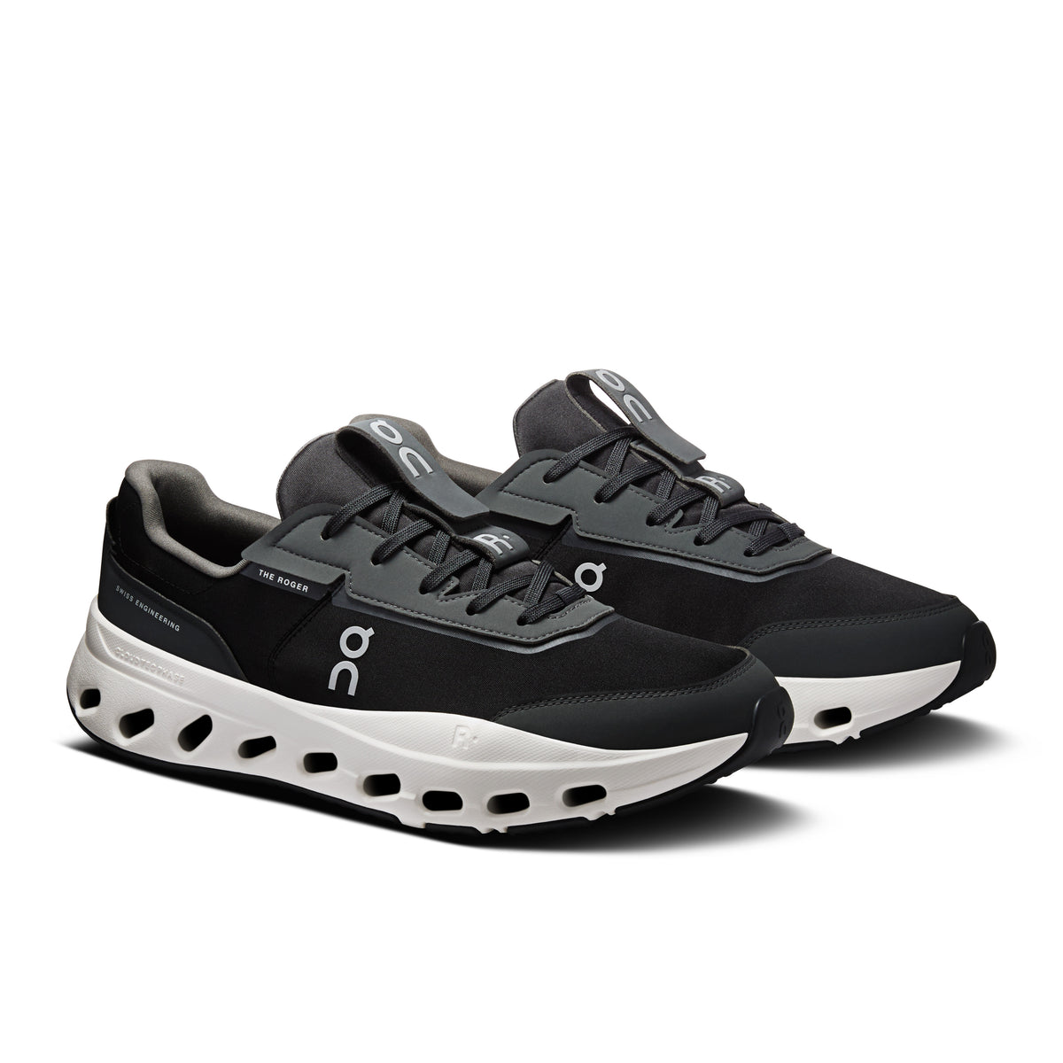 On THE ROGER Wildcard - Men's in Black / White - view 6