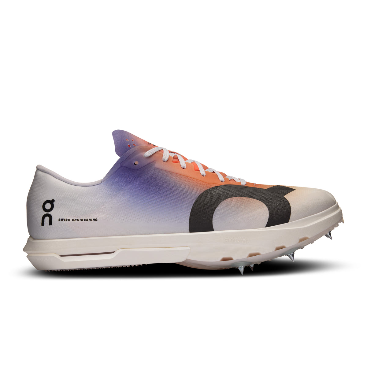 On Cloudspike Amplius - Men's in White / Flame - primary view