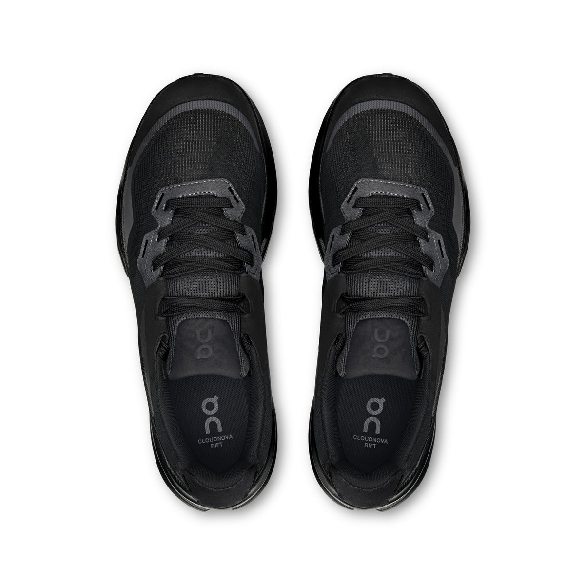 On Cloudnova Rift - Men's in Black / Black - view 2
