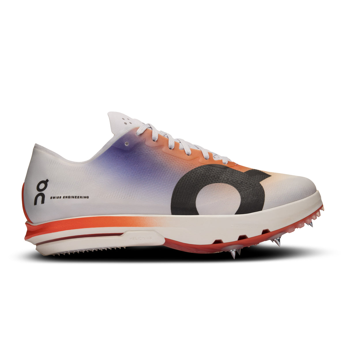 On Cloudspike Citius - Women's in White / Flame - primary view