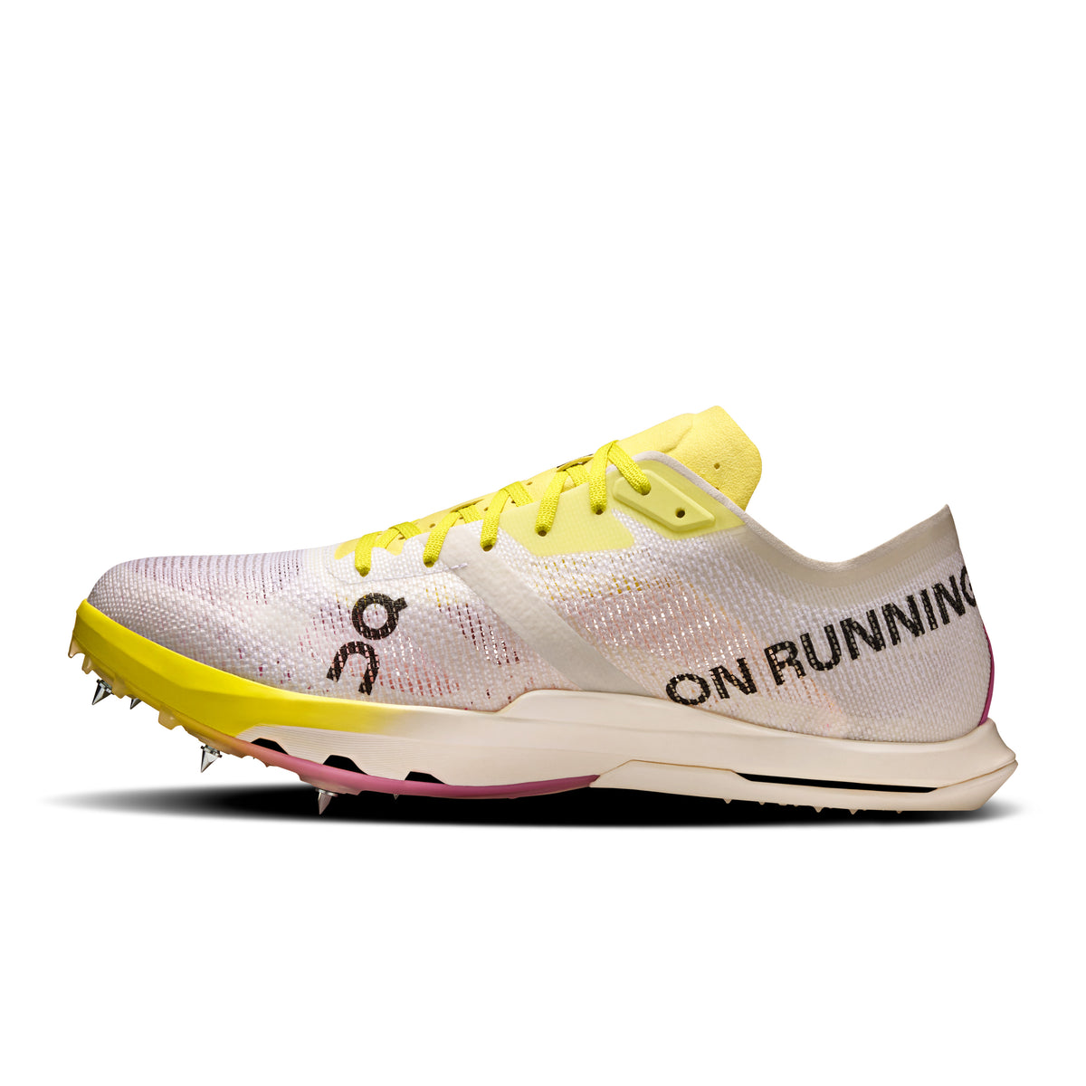 On Cloudspike Citius 2 - Men's in White / Raspberry - view 4