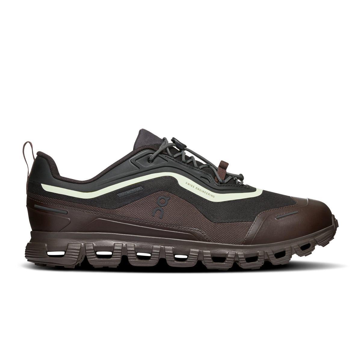 On Cloud 6 Geo Waterproof - Men's in Black / Lima - primary view