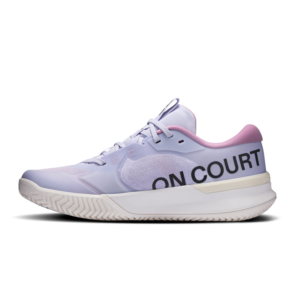 On THE ROGER Pro 3 Clay - Men's in Thistle / Pink - view 4