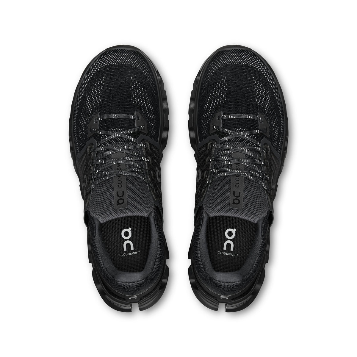 On Cloudswift 4 AD - Men's in Black / Black - view 2