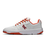 On THE ROGER Clubhouse Varsity - Women's in White / Flame - view 4