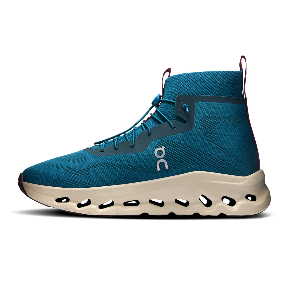 On Cloudtilt Hi LOEWE - Men's in Teal / Oatmeal / Burgundy - view 4