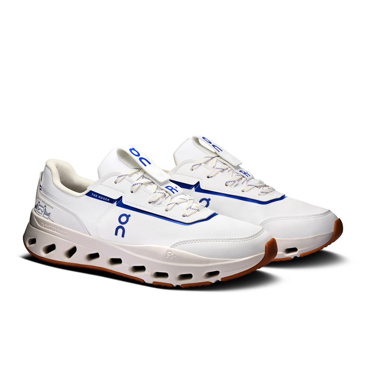 On THE ROGER Wildcard LC - Men's in White / Indigo - view 6
