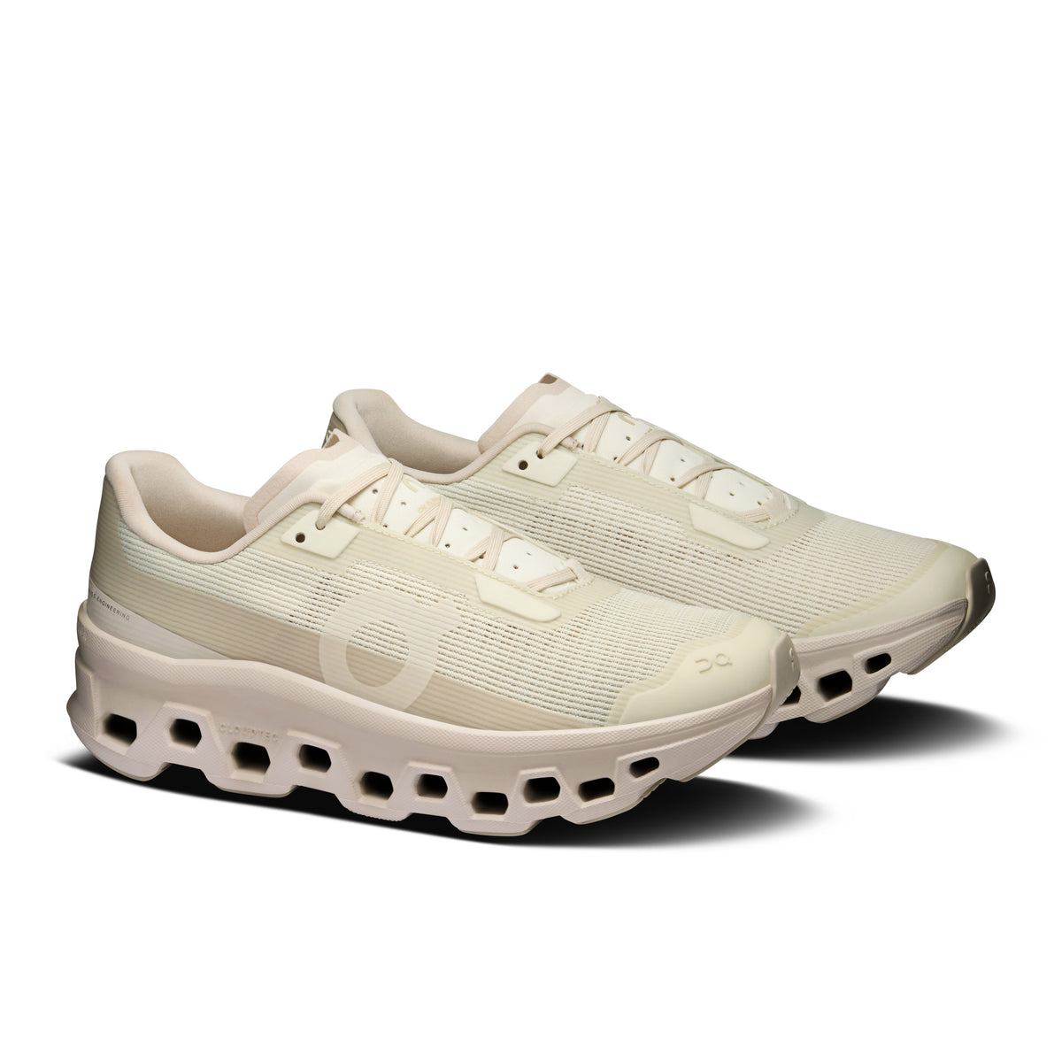 On Cloudmonster Void - Women's - Limited Edition Ivory / Doe in Ghost / Pearl - view 6