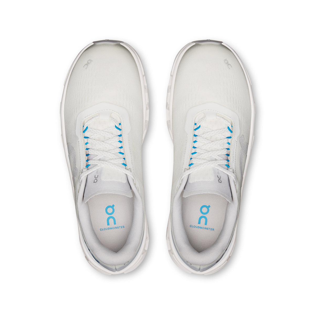On Cloudmonster 1 - Women's in White / Isle - view 2