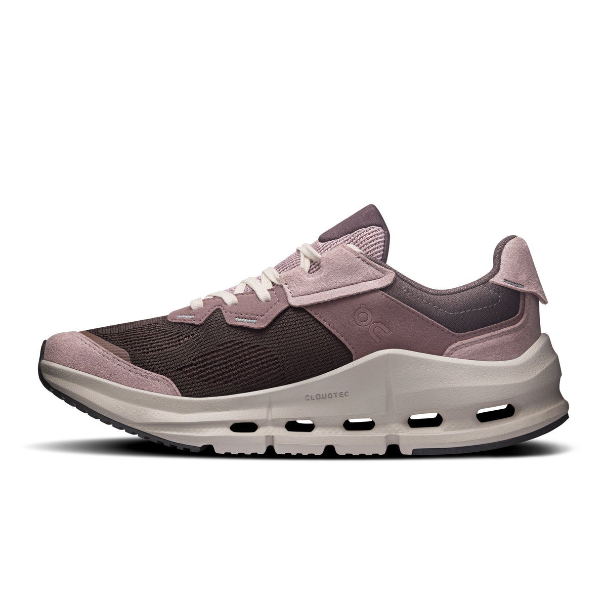 On Cloudnova Rift - Women's in Pebble / Grape - view 4