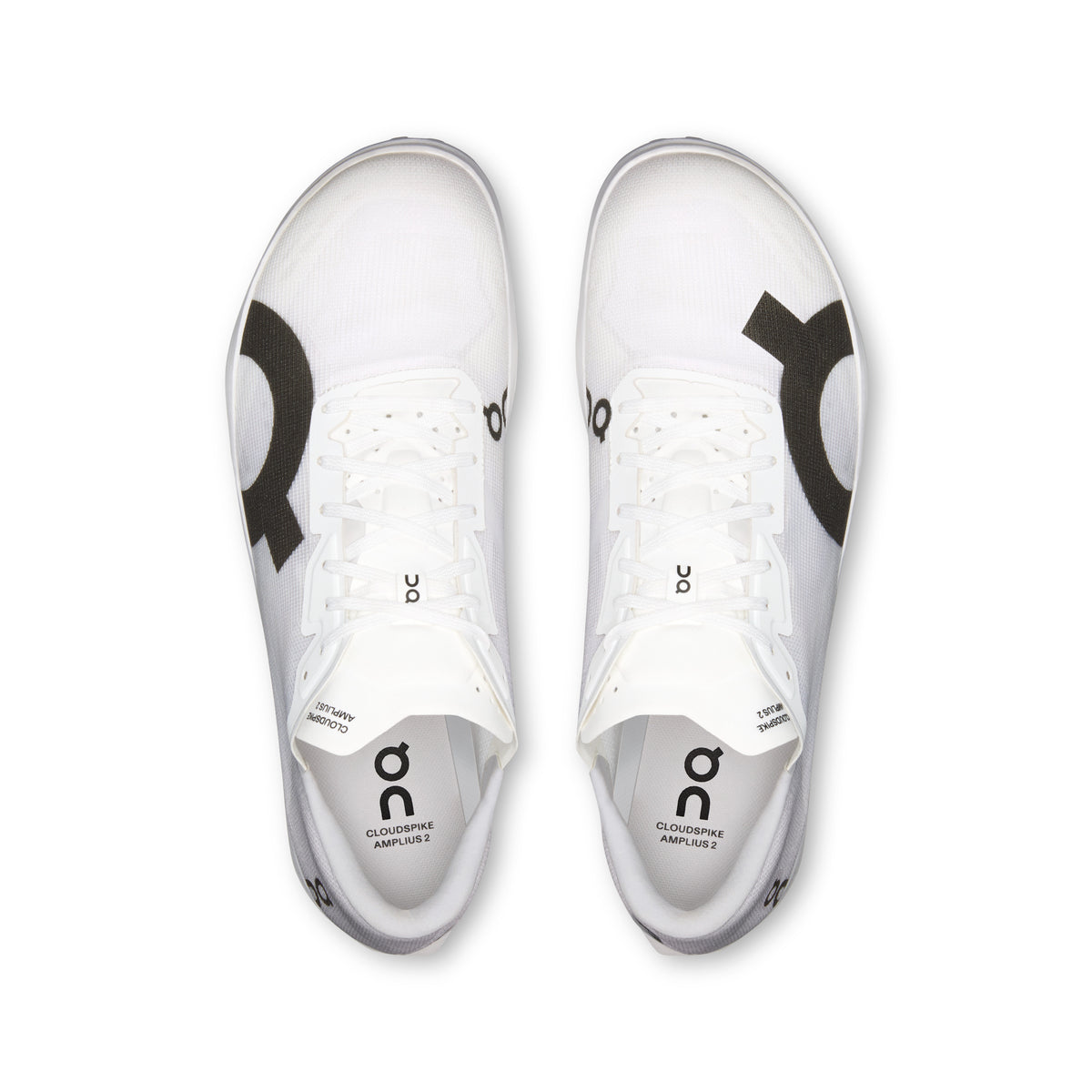 On Cloudspike Amplius 2 - Men's in White / Frost - view 2