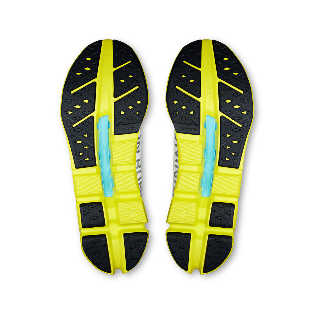 On Cloudflow 5 - Men's in White / Lime - view 3
