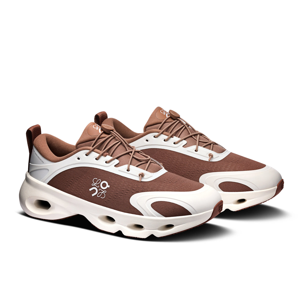 On Cloudsolo LOEWE - Women's in Taupe / Eggshell - view 6