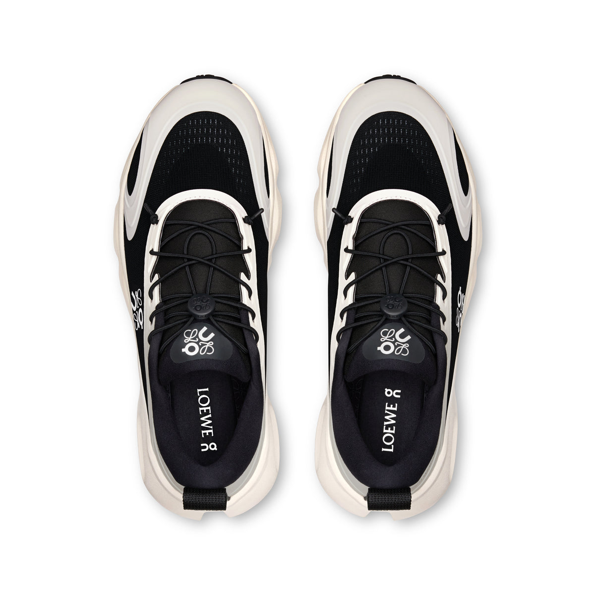 On Cloudsolo LOEWE - Women's in Black / Eggshell - view 2