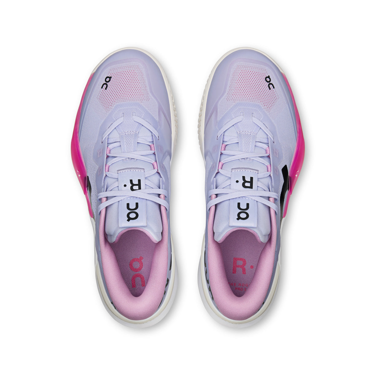 On THE ROGER Pro 3 Clay - Women's in Thistle / Pink - view 2
