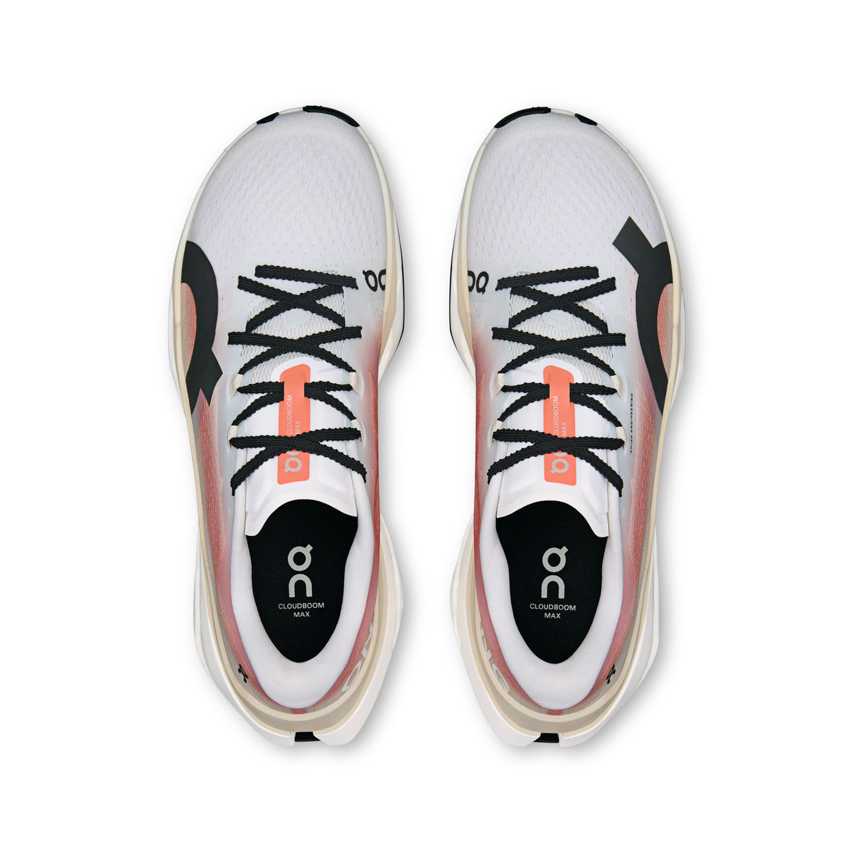 On Cloudboom Max - Men's in White / Pearl - view 2