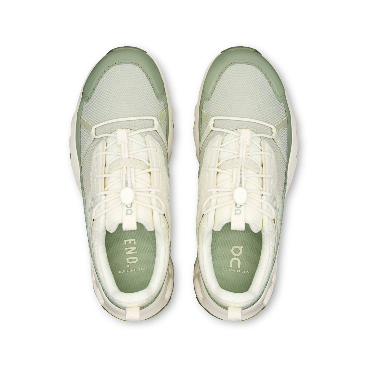 On Cloudhorizon END. - Women's in Ivory / Leaf - view 2