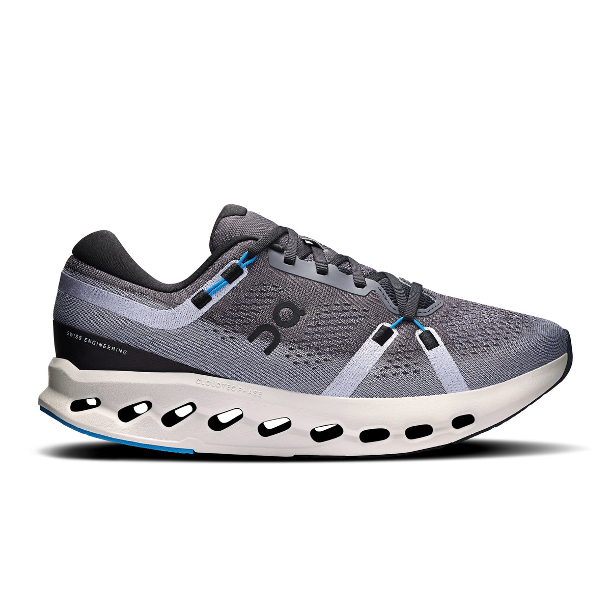 On Cloudsurfer 2 Wide - Men's in Black / Malibu - primary view