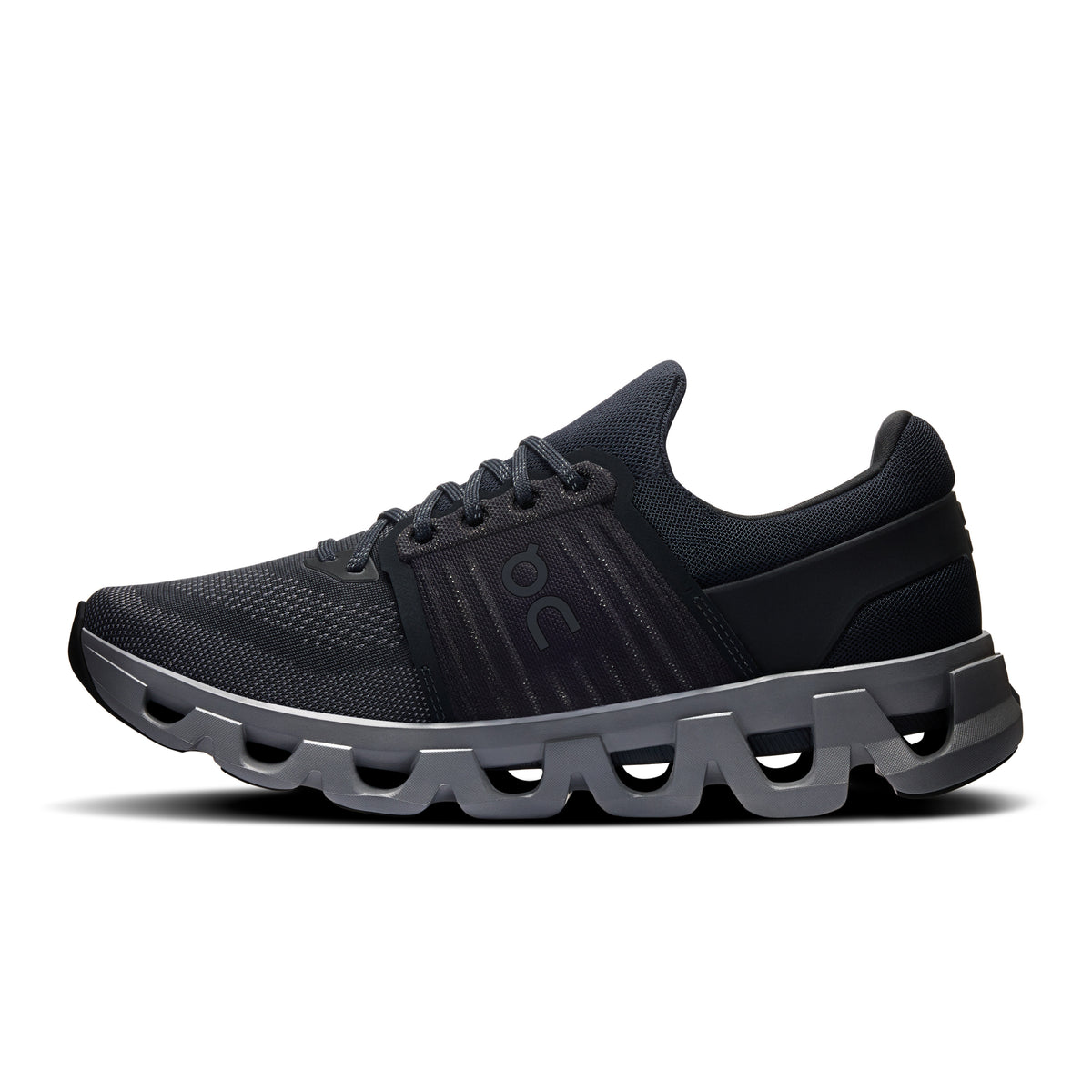 On Cloudswift 4 AD - Men's in Black / Rock - view 4