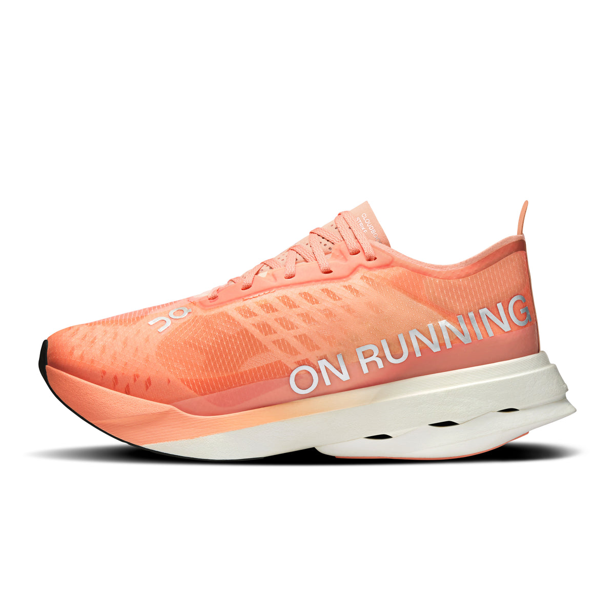 On Cloudboom Strike - Women's in Sunstone / White - view 4