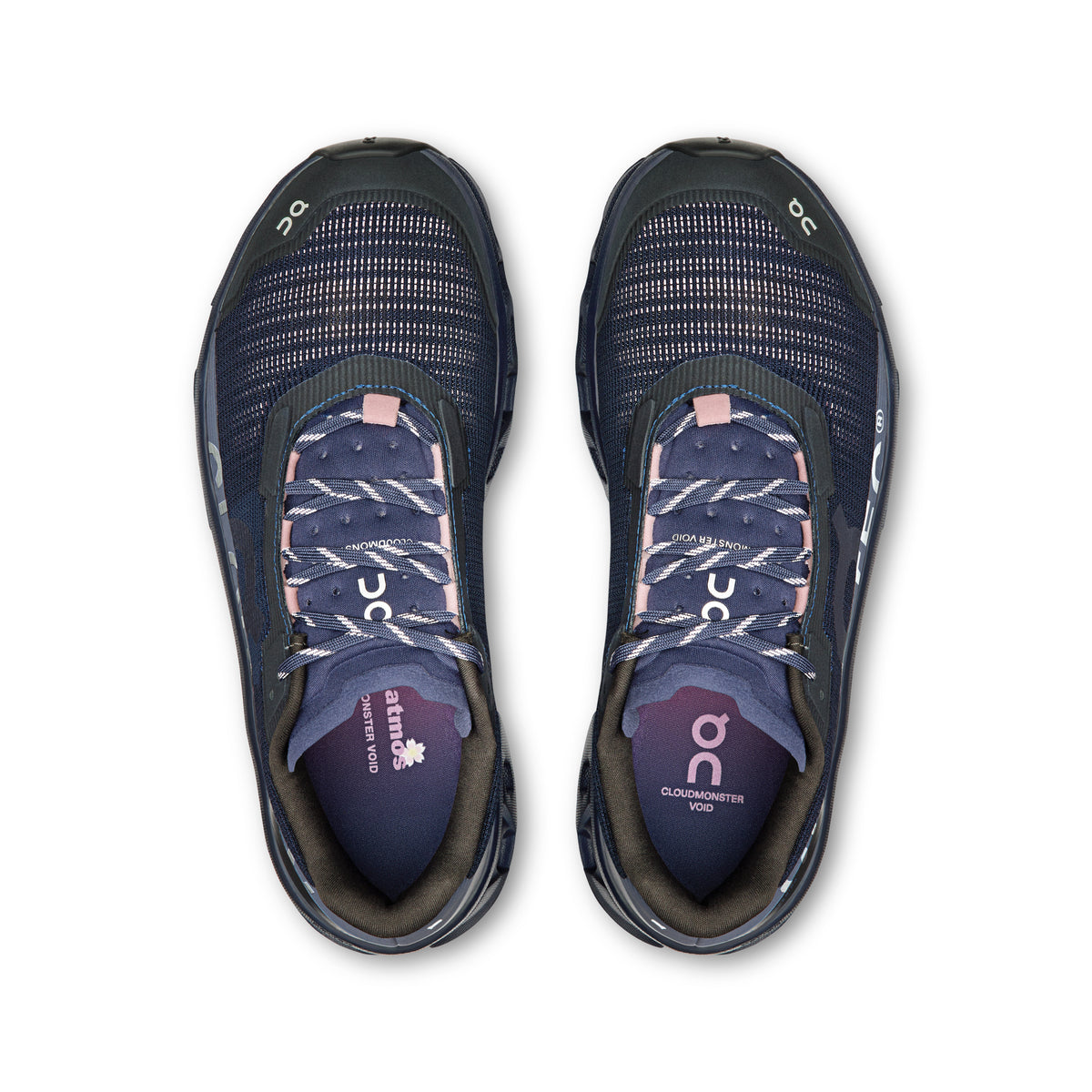 On Cloudmonster Void atmos - Women's in Midnight / Blossom - view 2