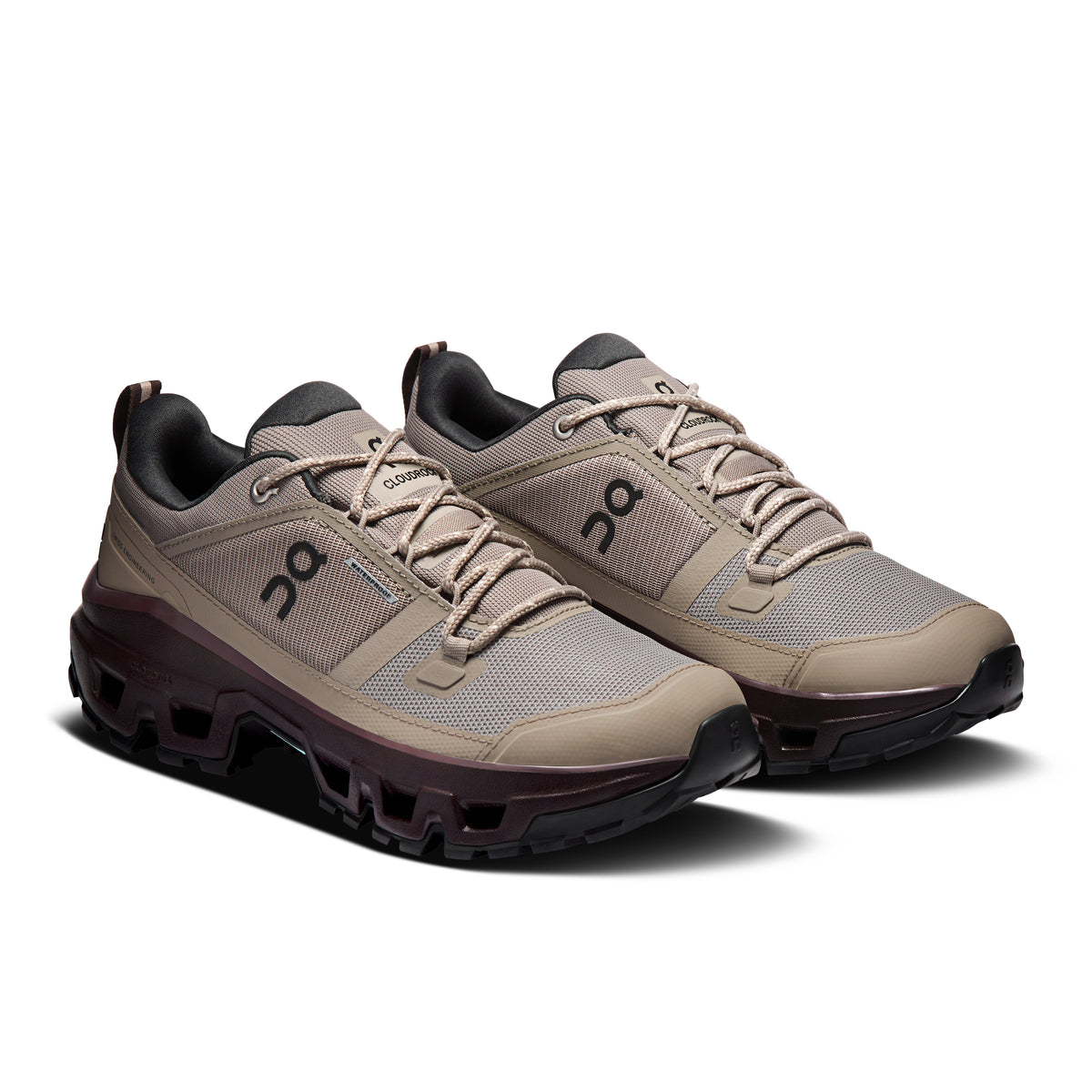 On Cloudrock Low Waterproof - Women's in Cinder / Ox - view 6