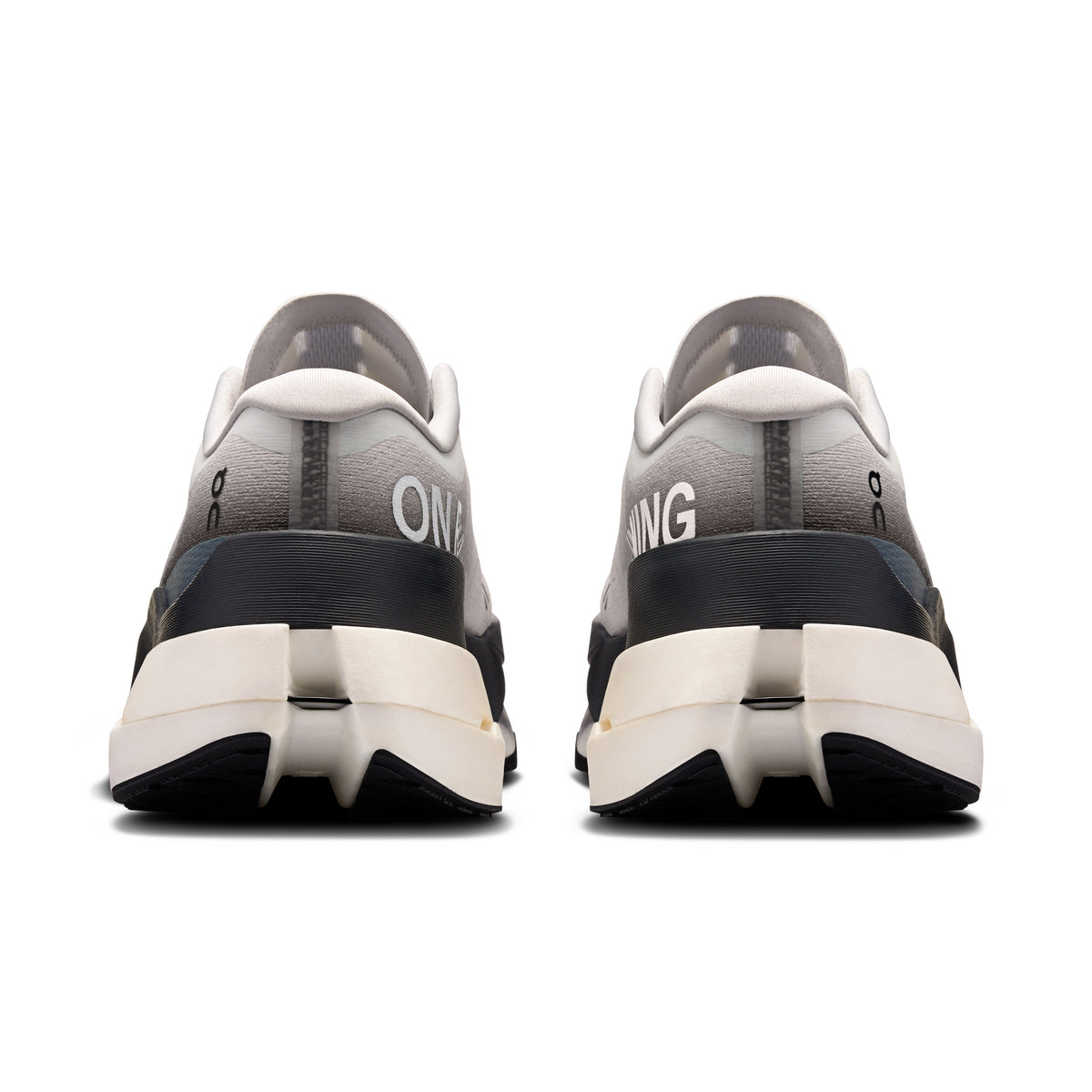 On Cloudboom Max - Men's in White / Black - view 5