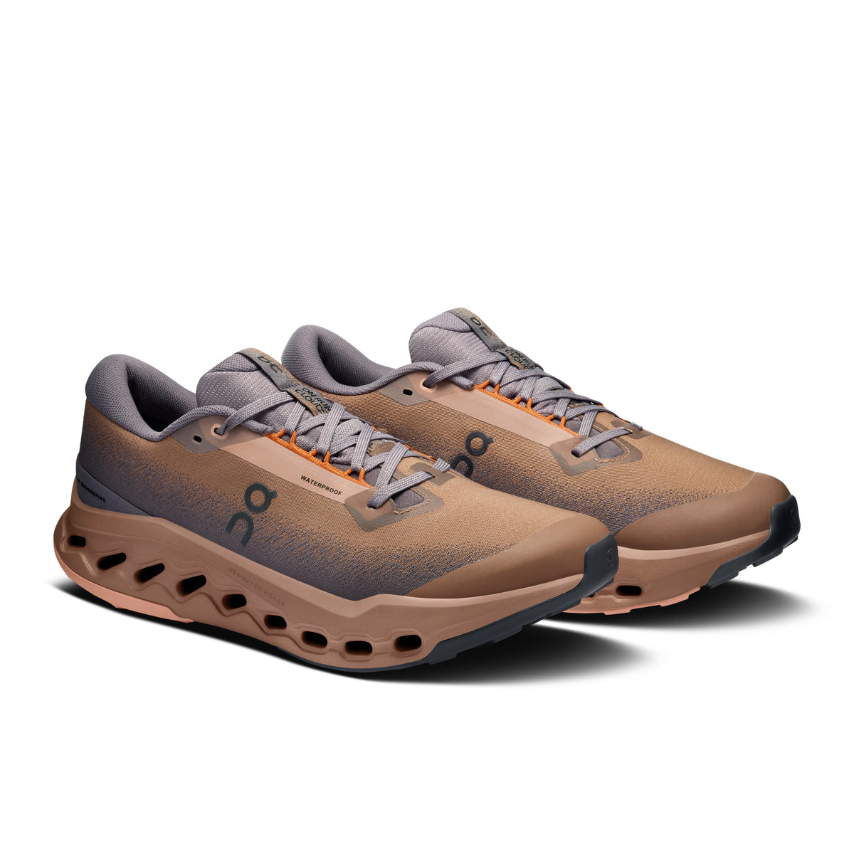 On Cloudsurfer Trail 2 Waterproof - Men's in Portobello / Pebble - view 6