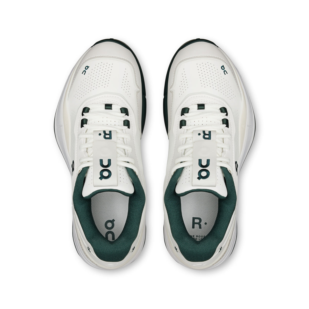On THE ROGER Pro LDN - Women's in White / Evergreen - view 2