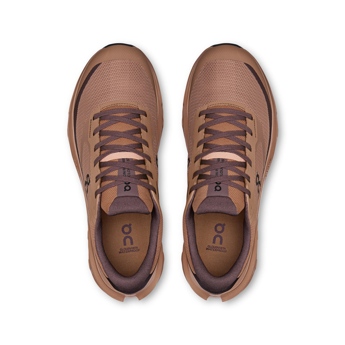 On Cloudvista 3 Waterproof - Men's in Portobello / Mulberry - view 2