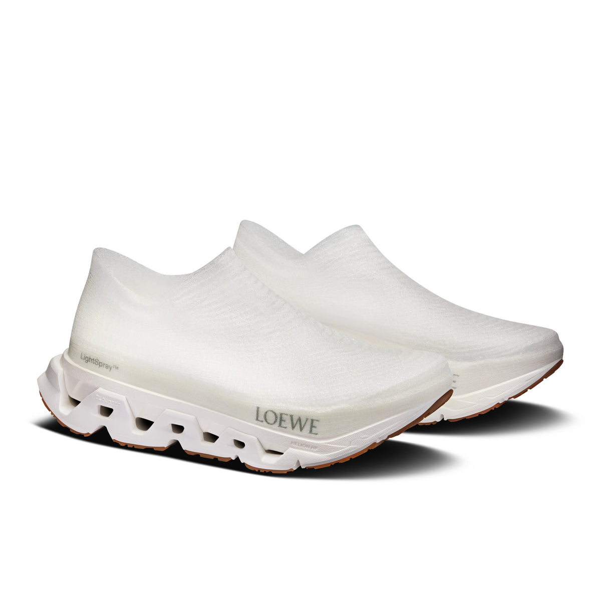 On LightSpray Cloudmonster LOEWE - Unisex in White - view 6