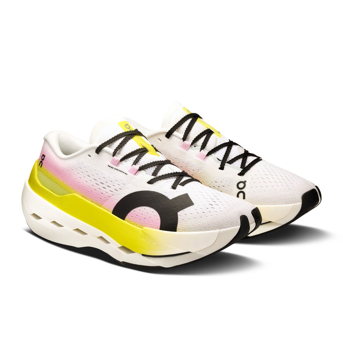 On Cloudboom Max - Women's in Lime / Raspberry - view 6
