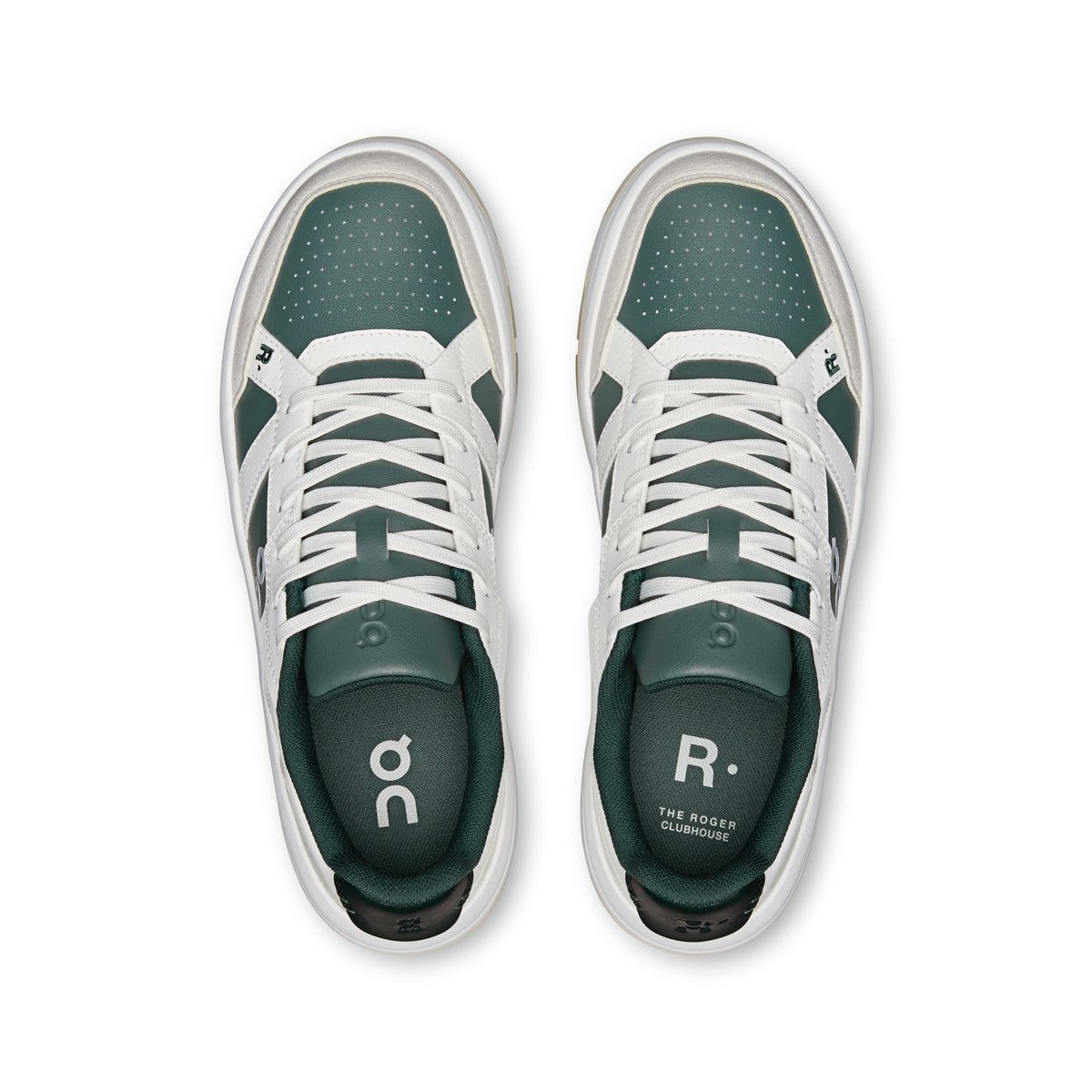 On THE ROGER Clubhouse - Women's in Ivory / Olive - view 2