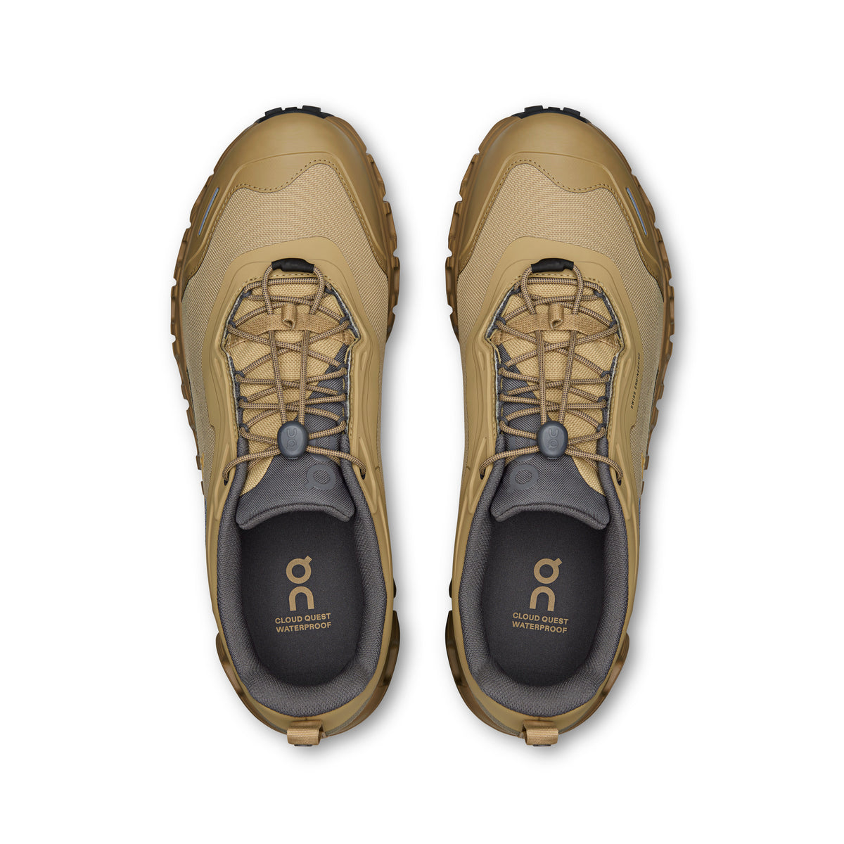 On Cloud 6 Geo Waterproof - Men's in Chai / Chai - view 2