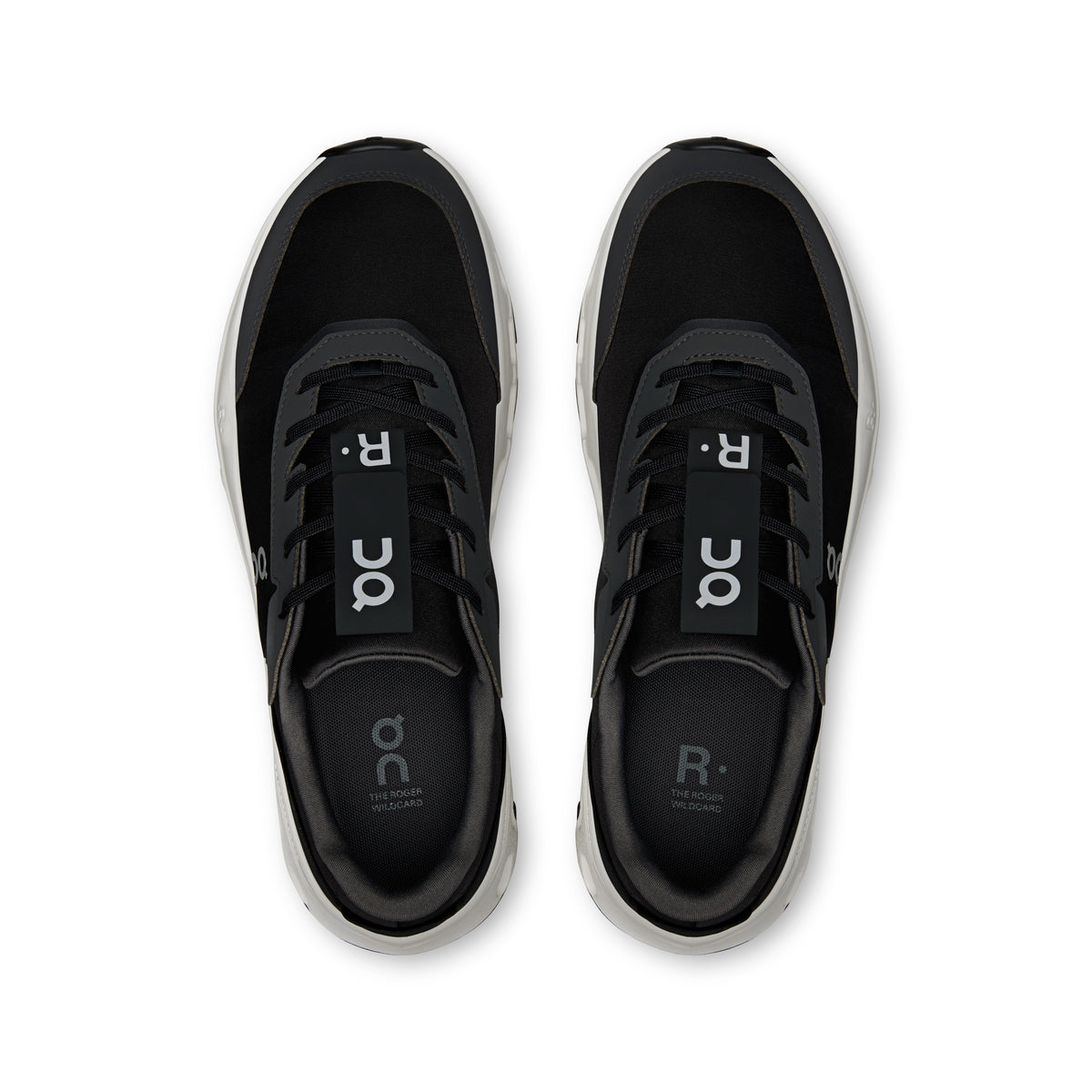On THE ROGER Wildcard - Men's in Black / White - view 2