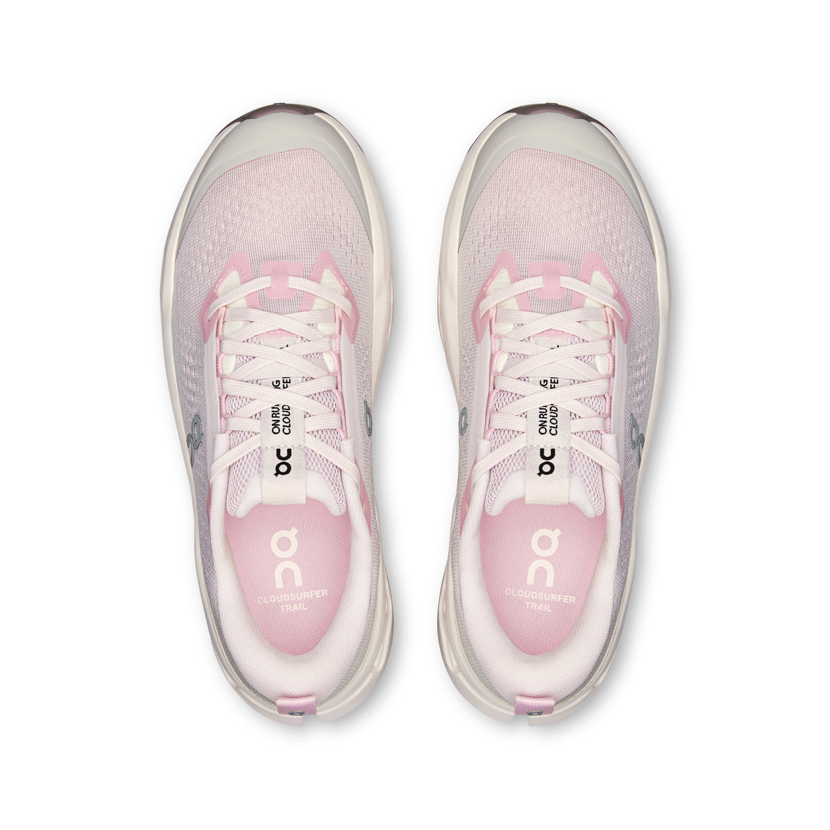 On Cloudsurfer Trail 2 - Women's in Lily / Gardenia - view 2