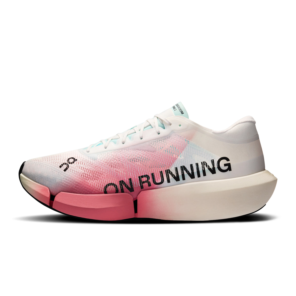 On Cloudboom Strike 2 - Unisex in White / Camellia - view 4