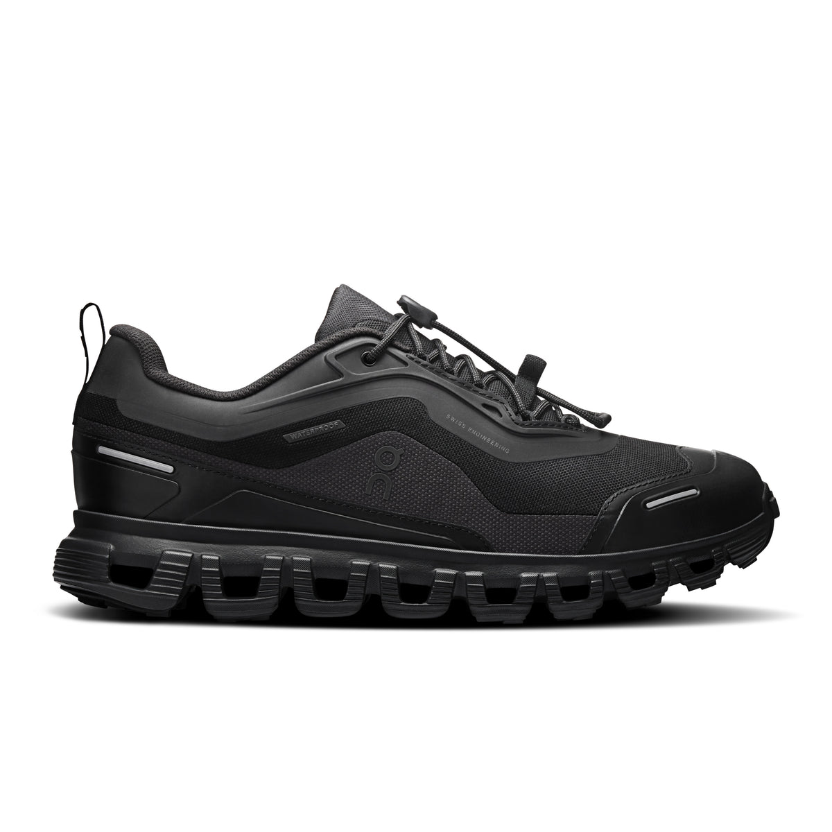 On Cloud 6 Geo Waterproof - Women's in Black / Black - primary view