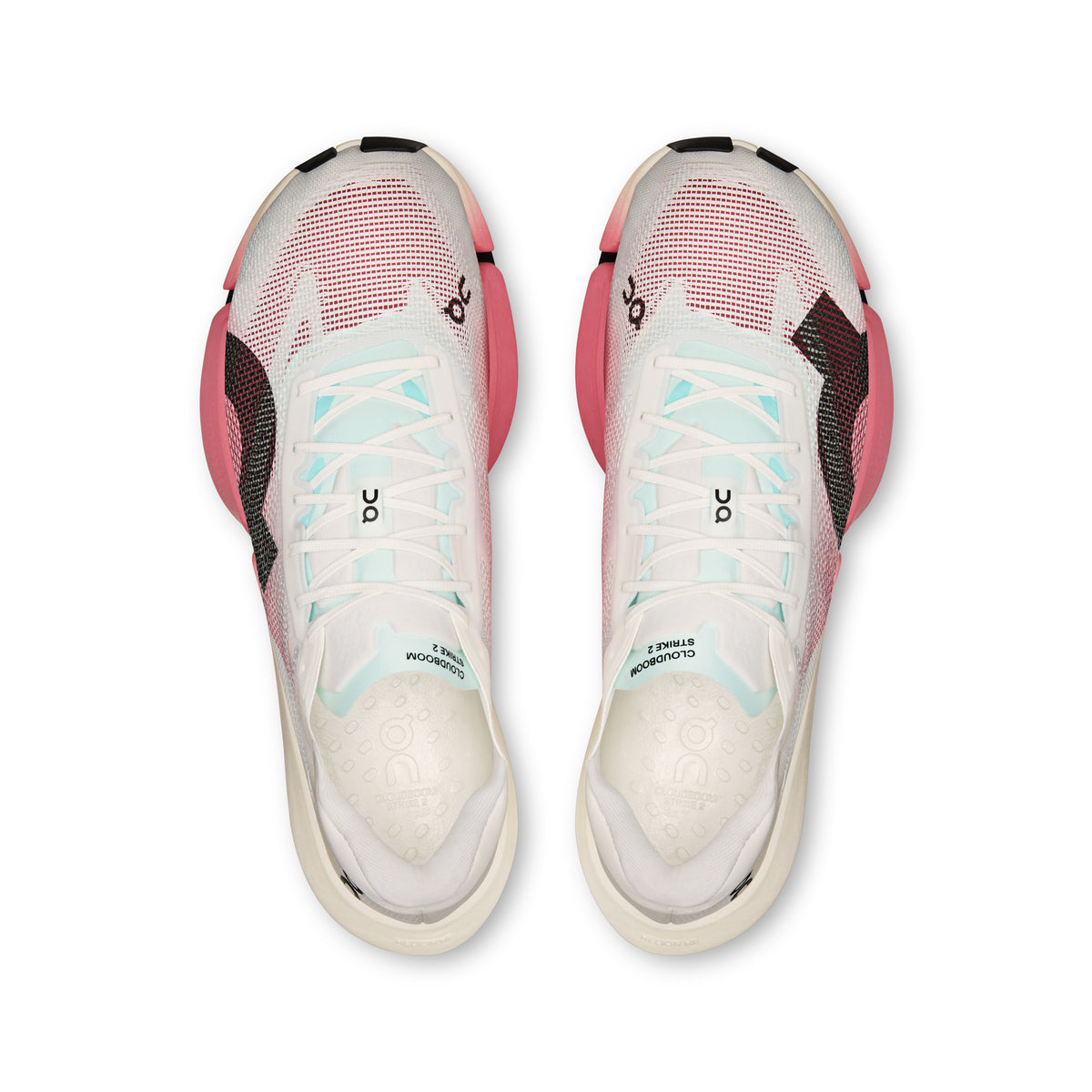 On Cloudboom Strike 2 - Unisex in White / Camellia - view 2