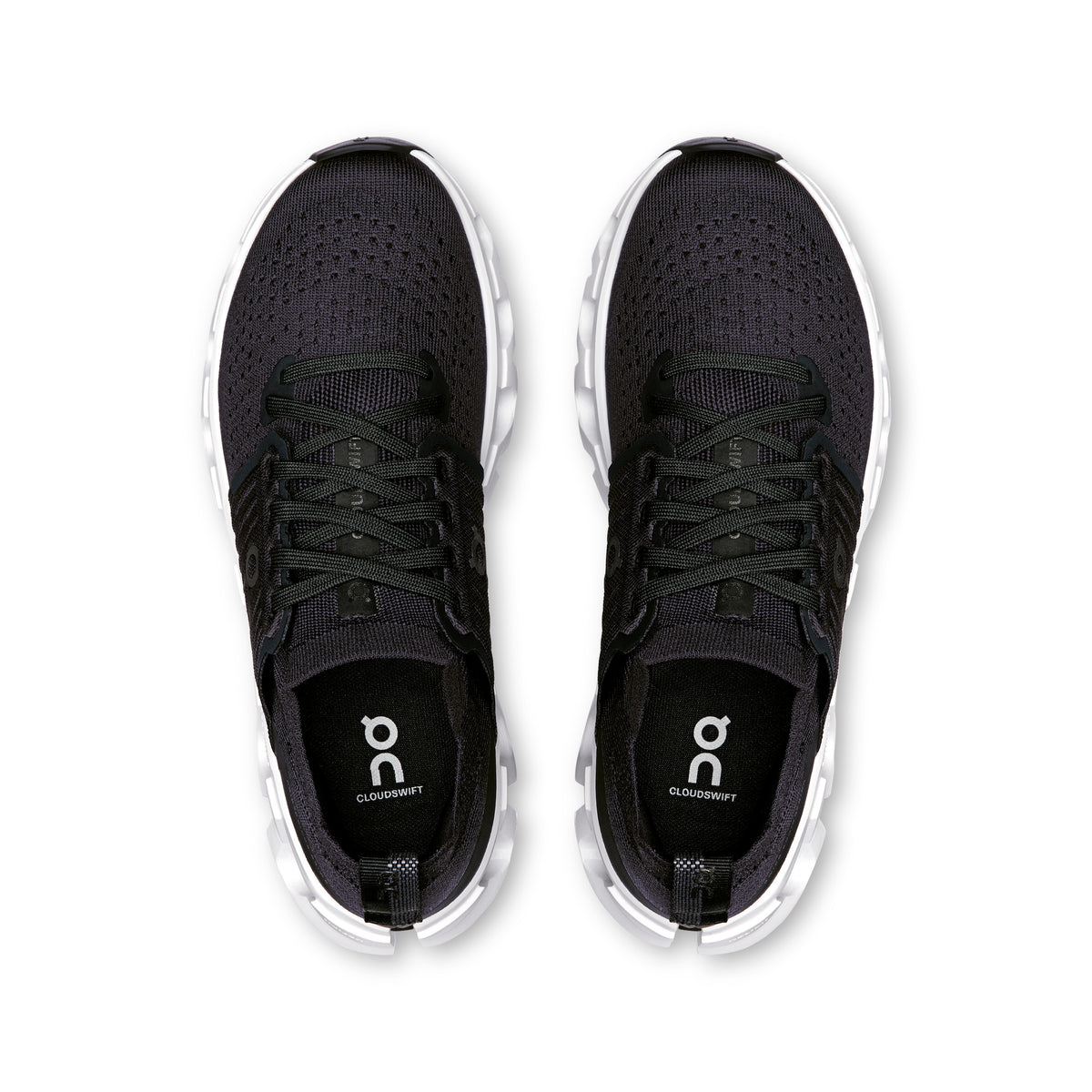 On Cloudswift 4 - Women's in Black / White - view 2