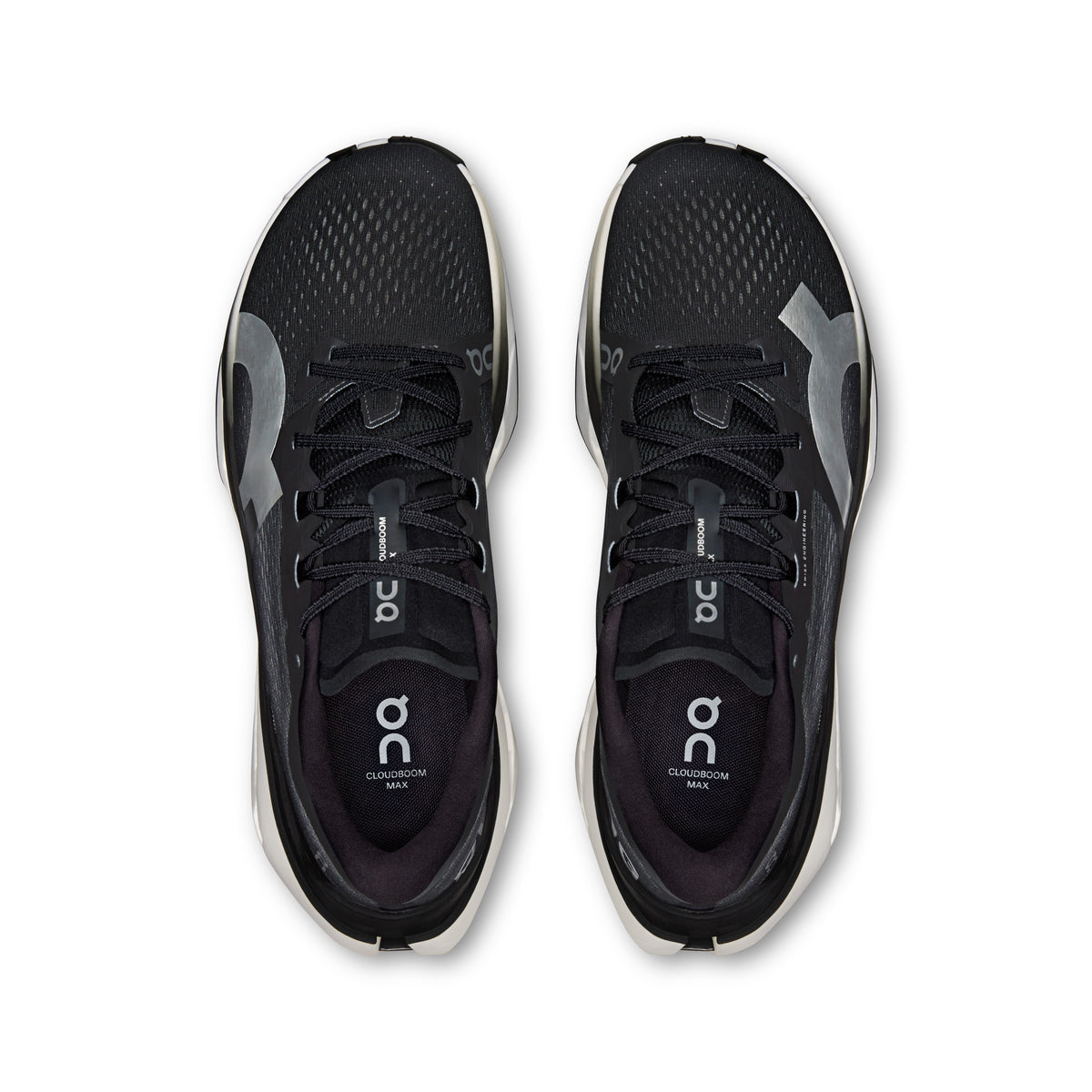 On Cloudboom Max - Men's in All Black - view 2